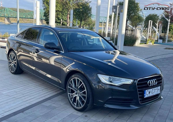 Audi A6 cena 77600 przebieg: 215000, rok produkcji 2014 z Sejny małe 529